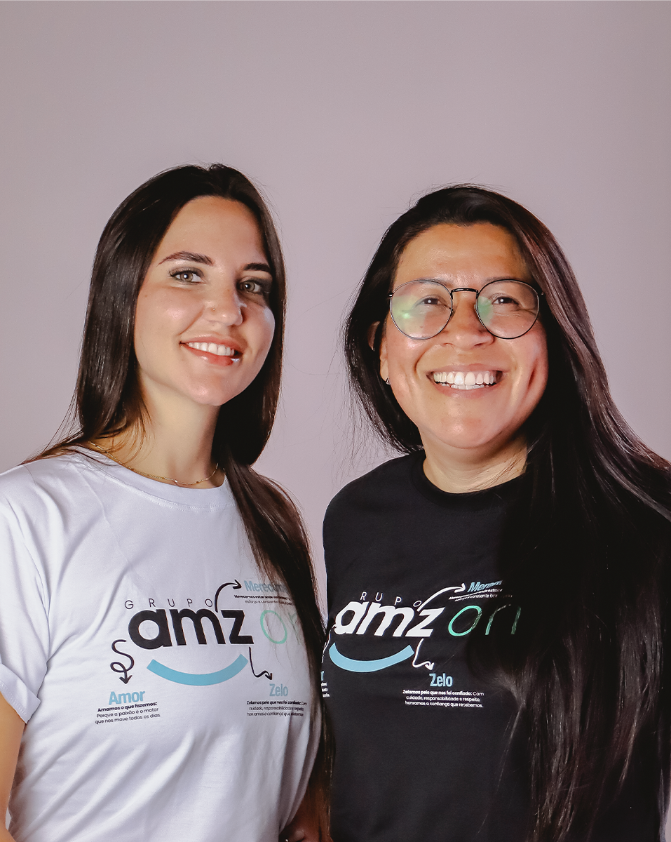 Fundadoras AmzOne — Michele da Silva e Leslie Purchio